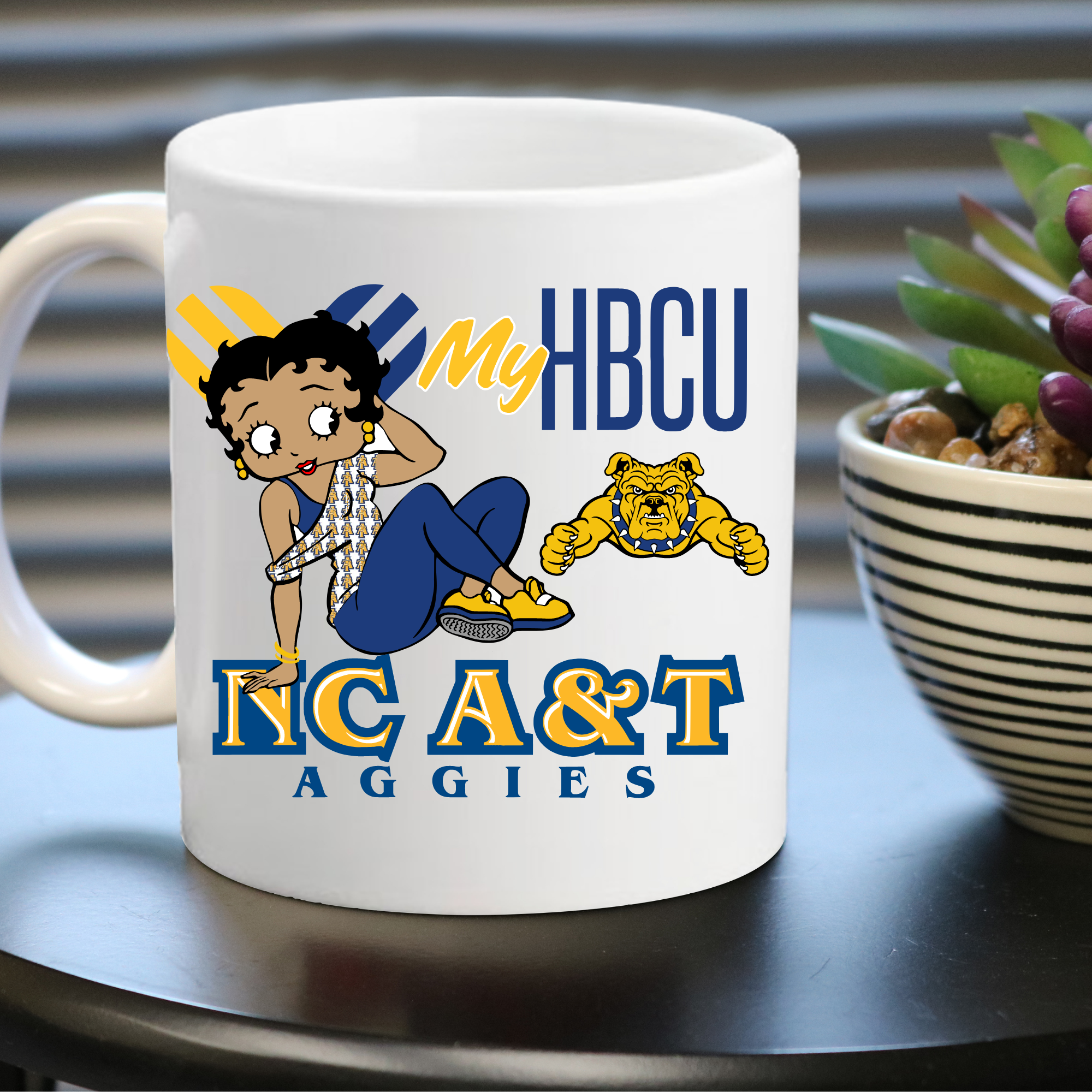 My HBCU - Betty Boop Drinkware
