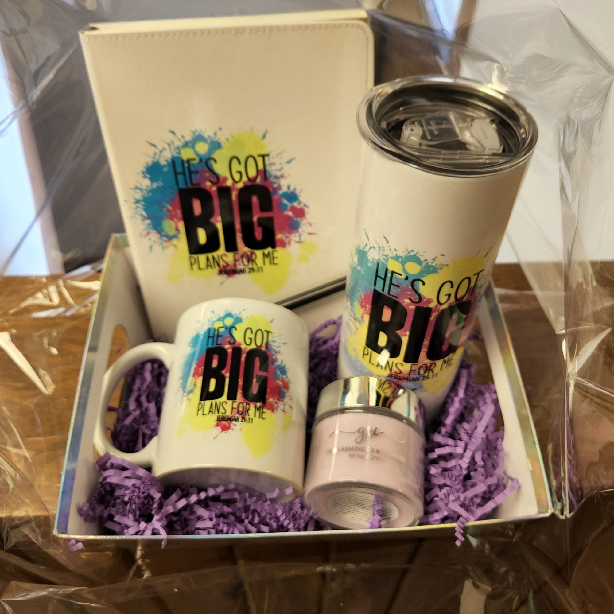 He's Got BIG Plans for Me Giftbasket