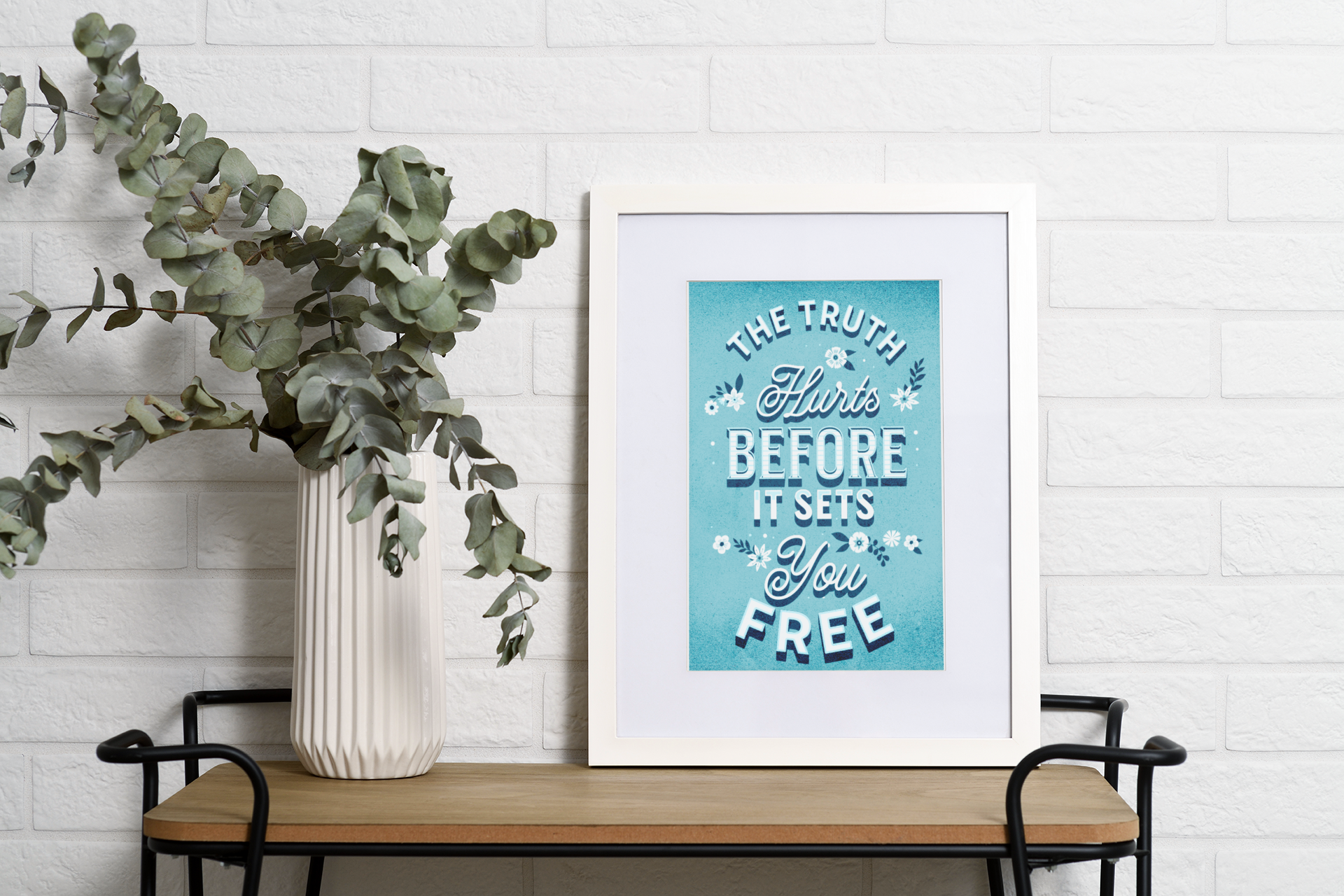 Poster- The Truth Hurts Before It Sets You Free