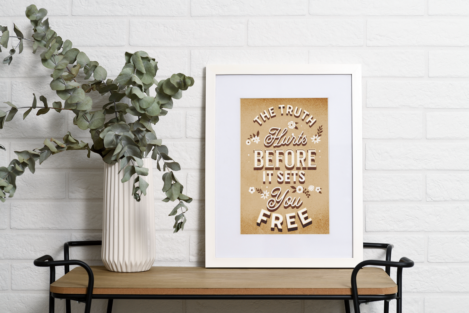 Poster- The Truth Hurts Before It Sets You Free