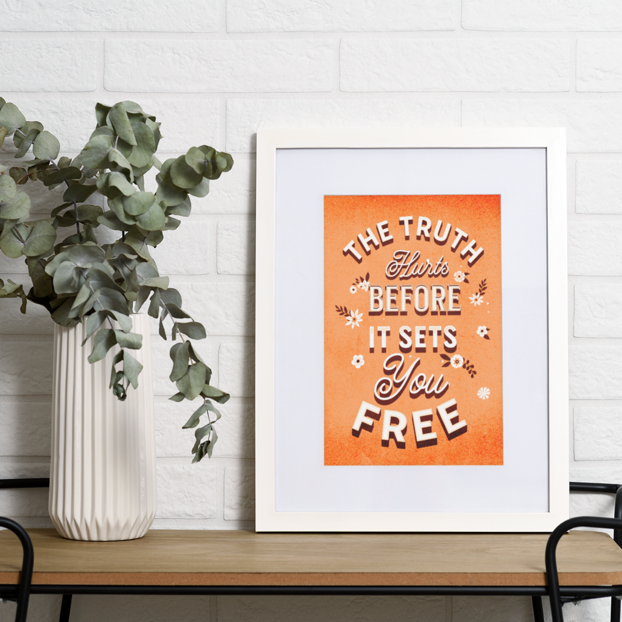 Poster- The Truth Hurts Before It Sets You Free
