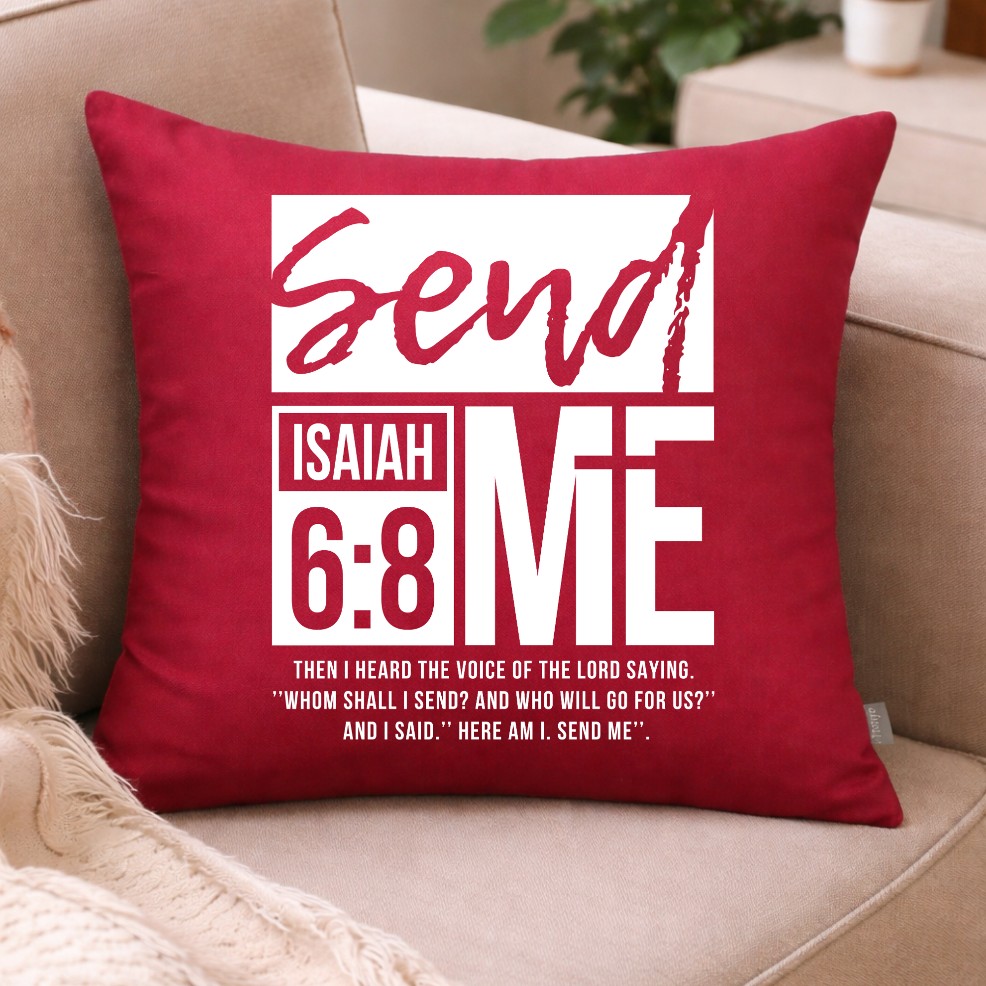 Faith Reminder Throw/Prayer Pillow Covers