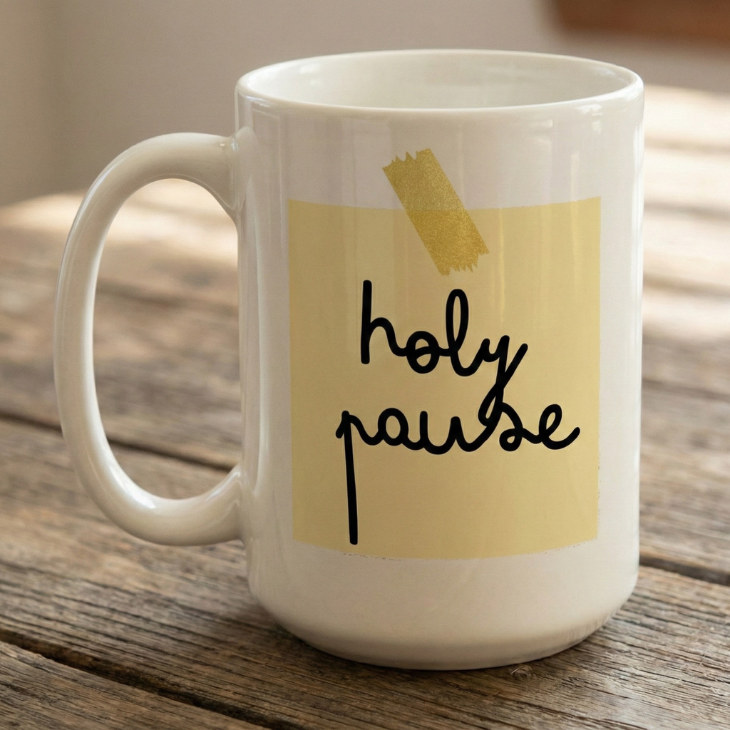 Take a Holy Pause Ceramic Mug
