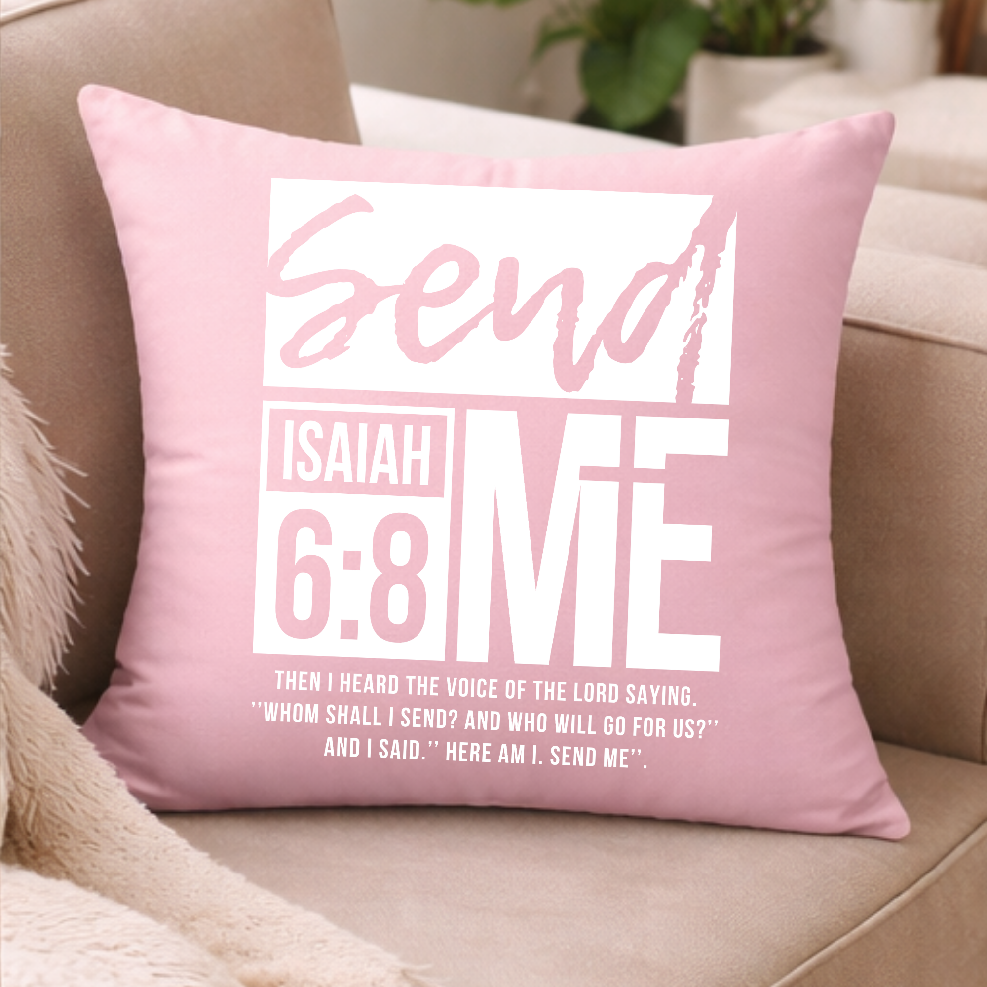 Faith Reminder Throw/Prayer Pillow Covers