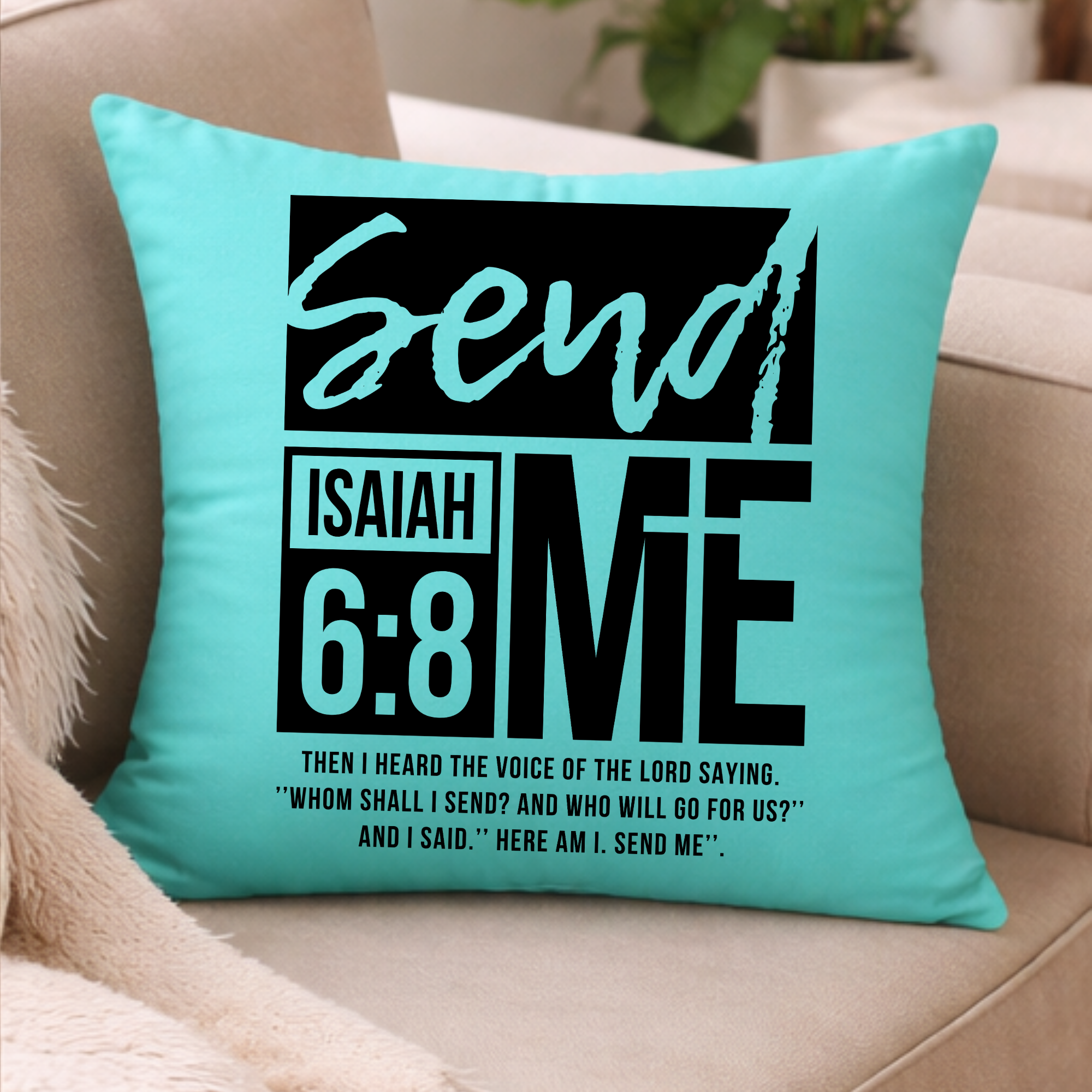 Faith Reminder Throw/Prayer Pillow Covers