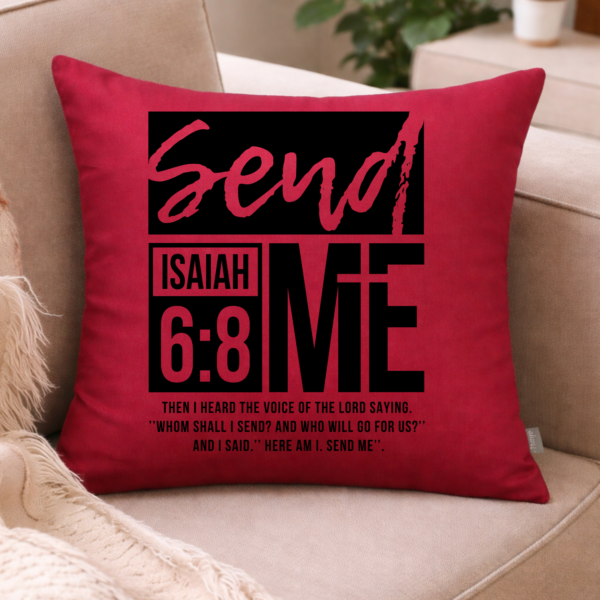 Faith Reminder Throw/Prayer Pillow Covers