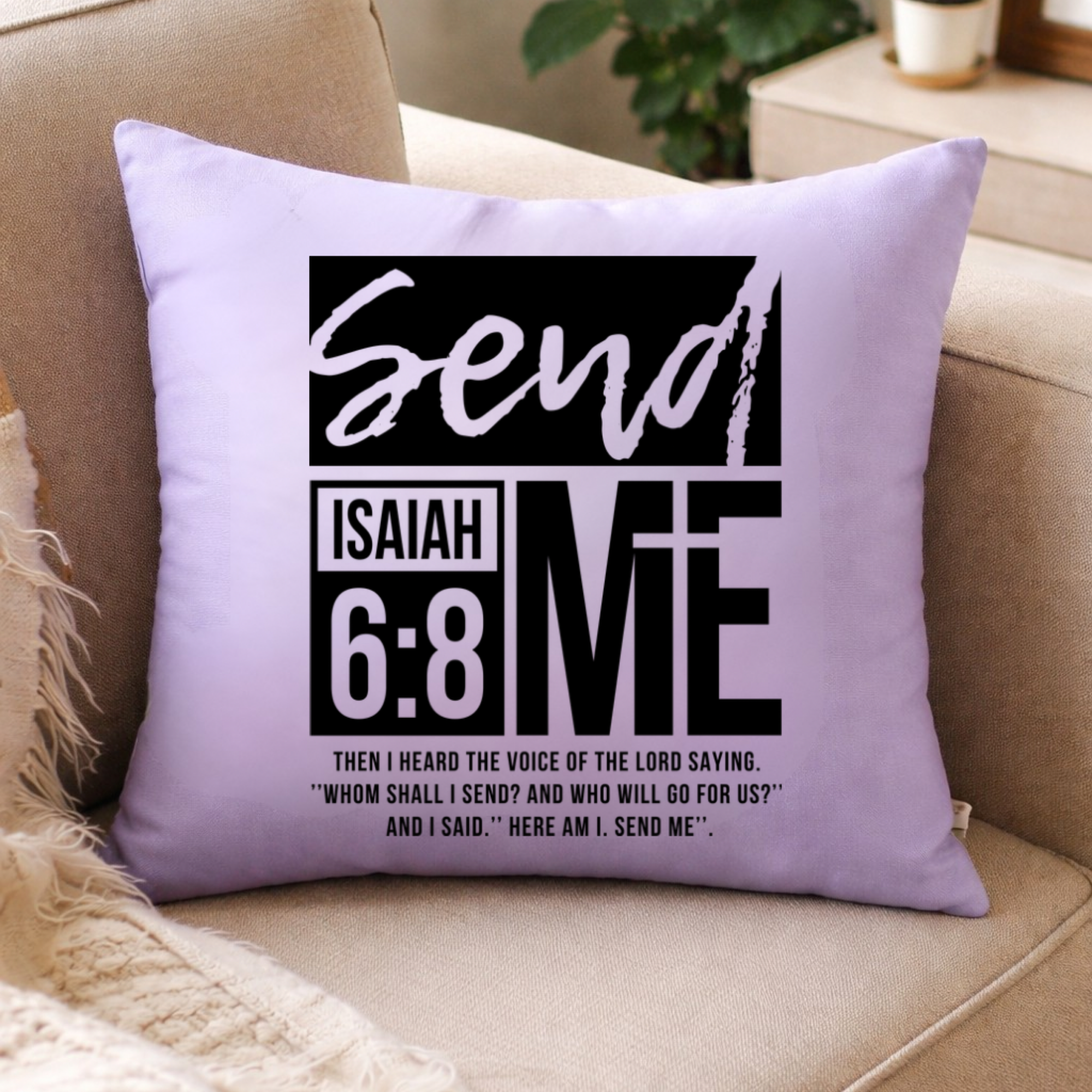 Faith Reminder Throw/Prayer Pillow Covers