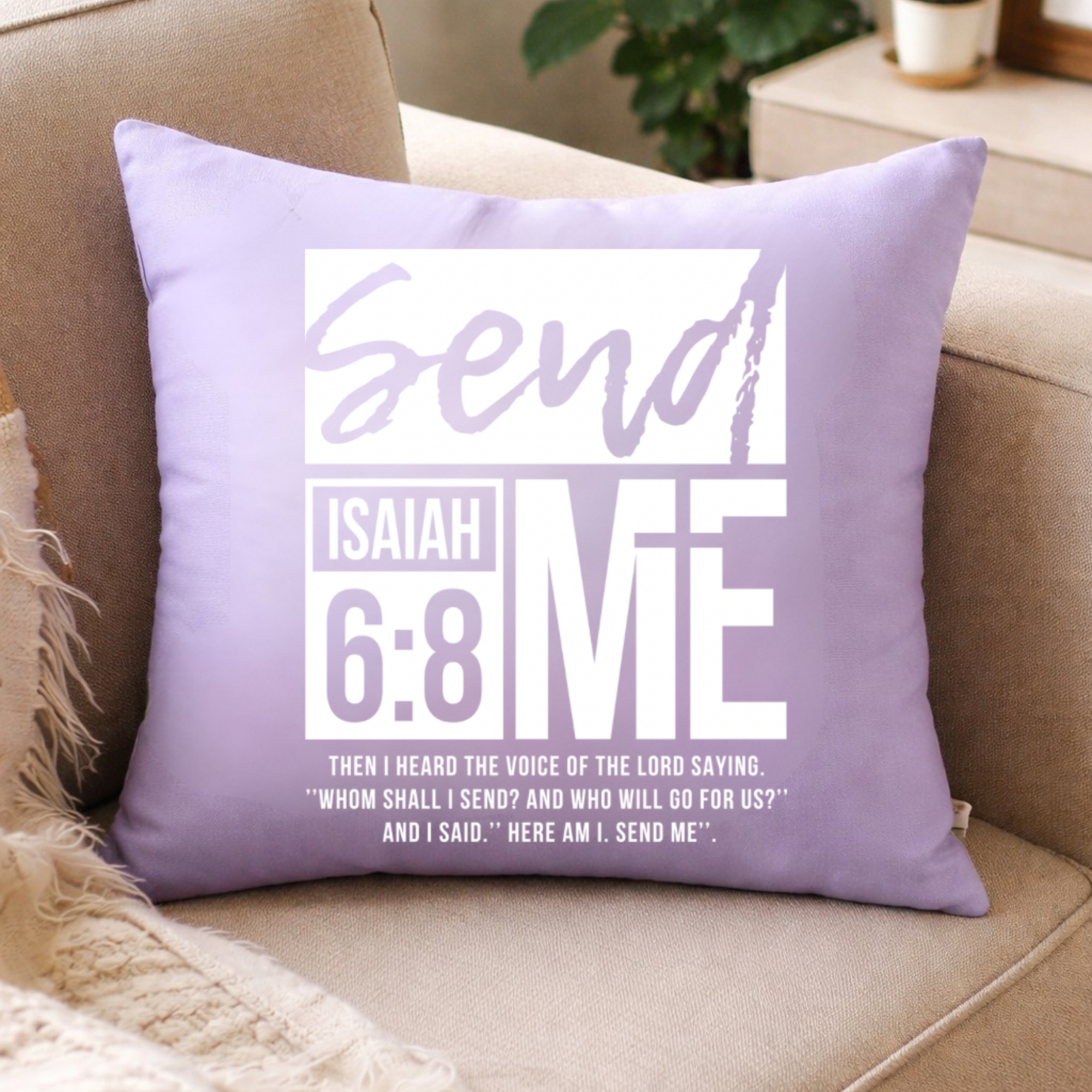 Faith Reminder Throw/Prayer Pillow Covers