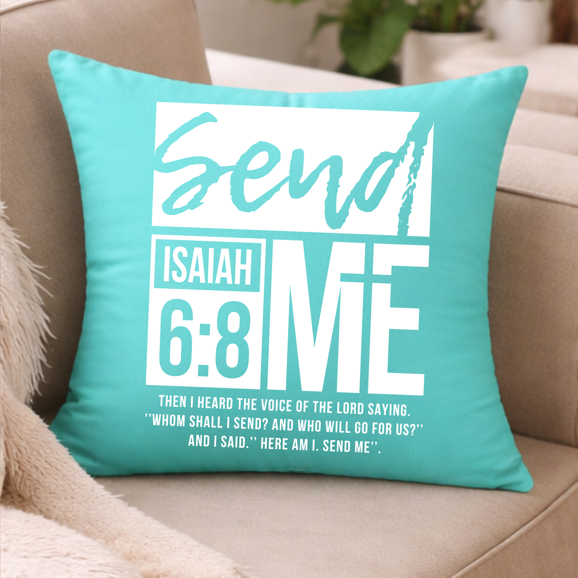 Faith Reminder Throw/Prayer Pillow Covers
