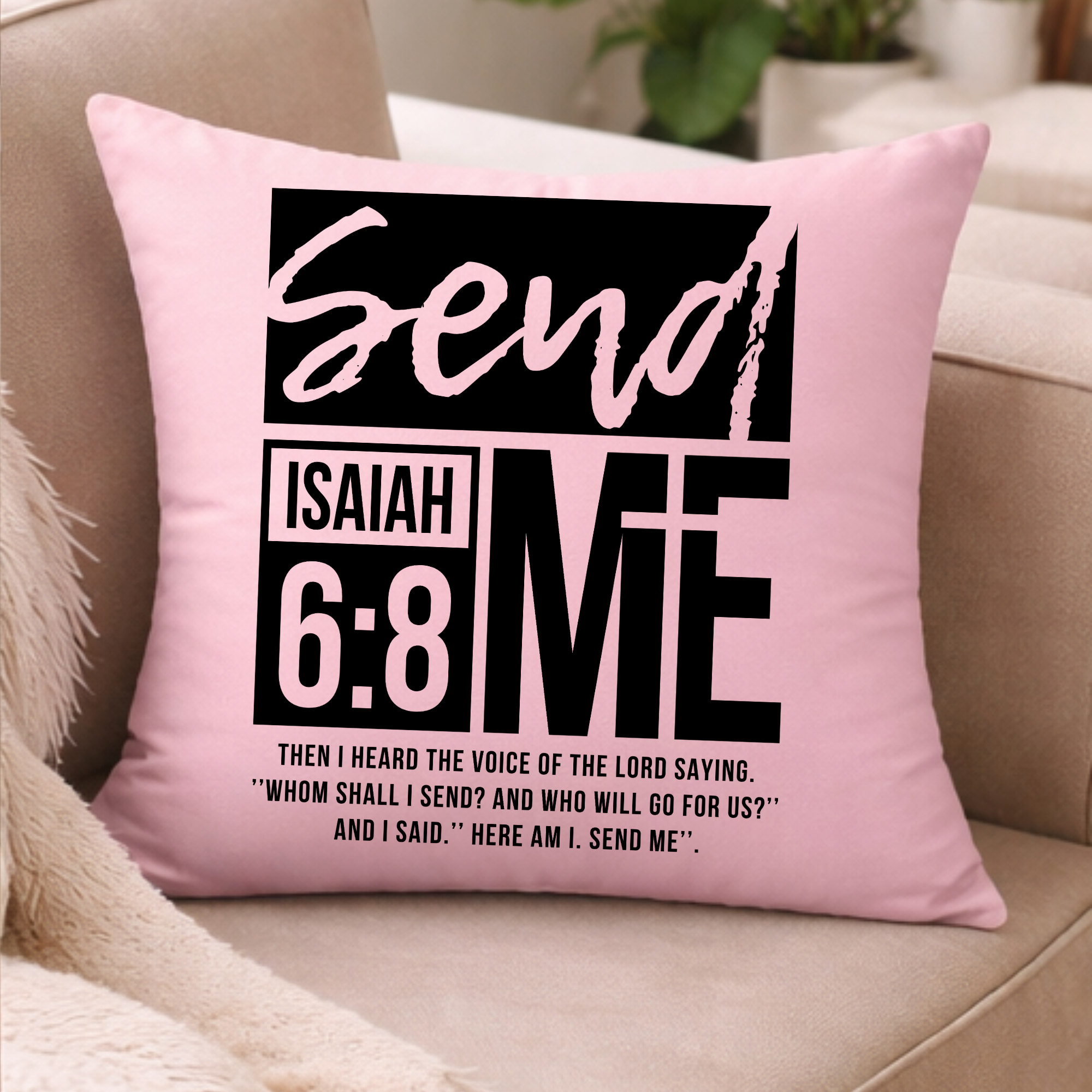 Faith Reminder Throw/Prayer Pillow Covers