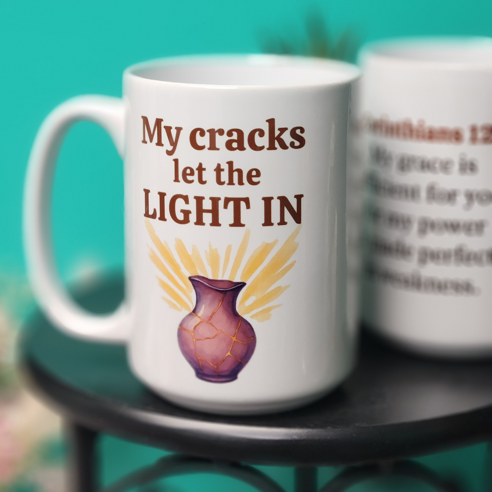 My Cracks Let the Light In Mug