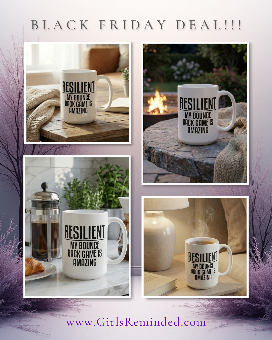 Resilient: My Bounce Back is Amazing Mug