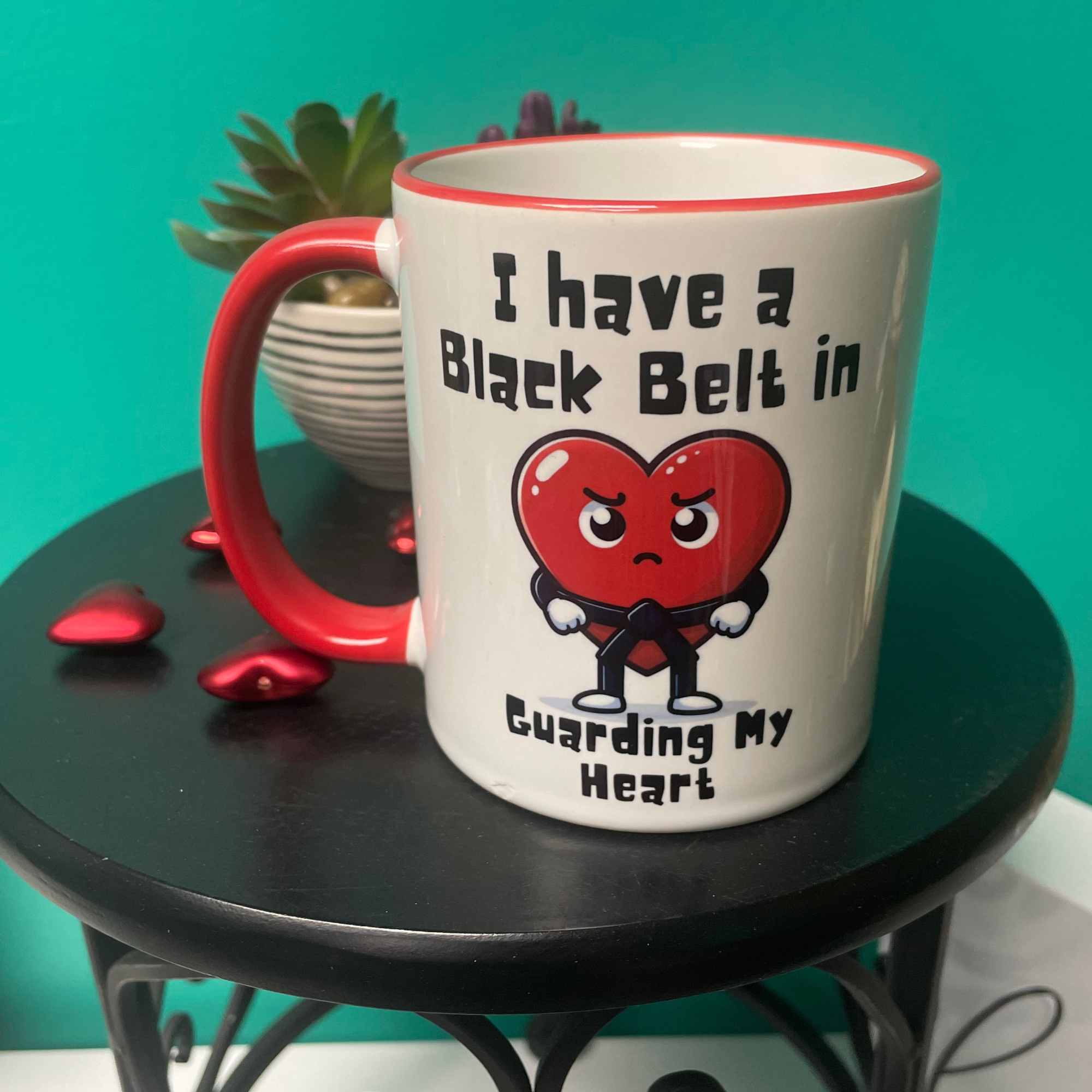 I Have a Black Belt in Guarding My Heart Mug