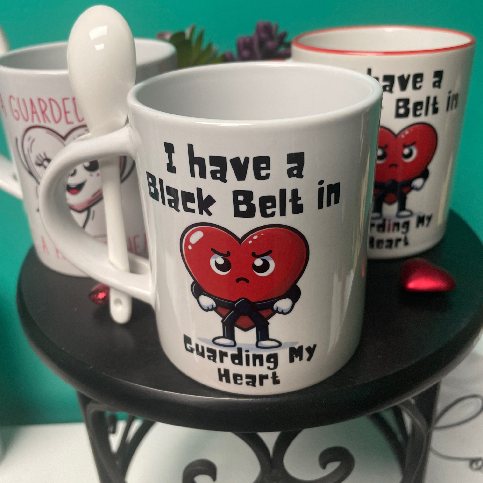 I Have a Black Belt in Guarding My Heart Mug