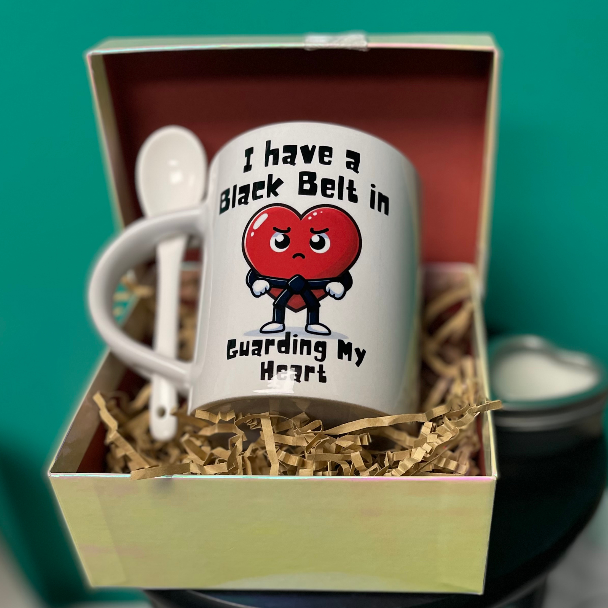 I Have a Black Belt in Guarding My Heart Mug