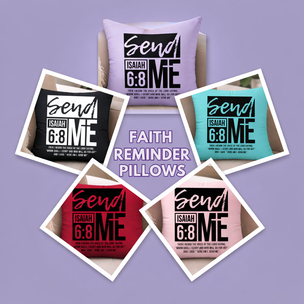 Faith Reminder Throw/Prayer Pillow Covers