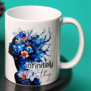 Infinitely Worthy - She Flourishes Mug