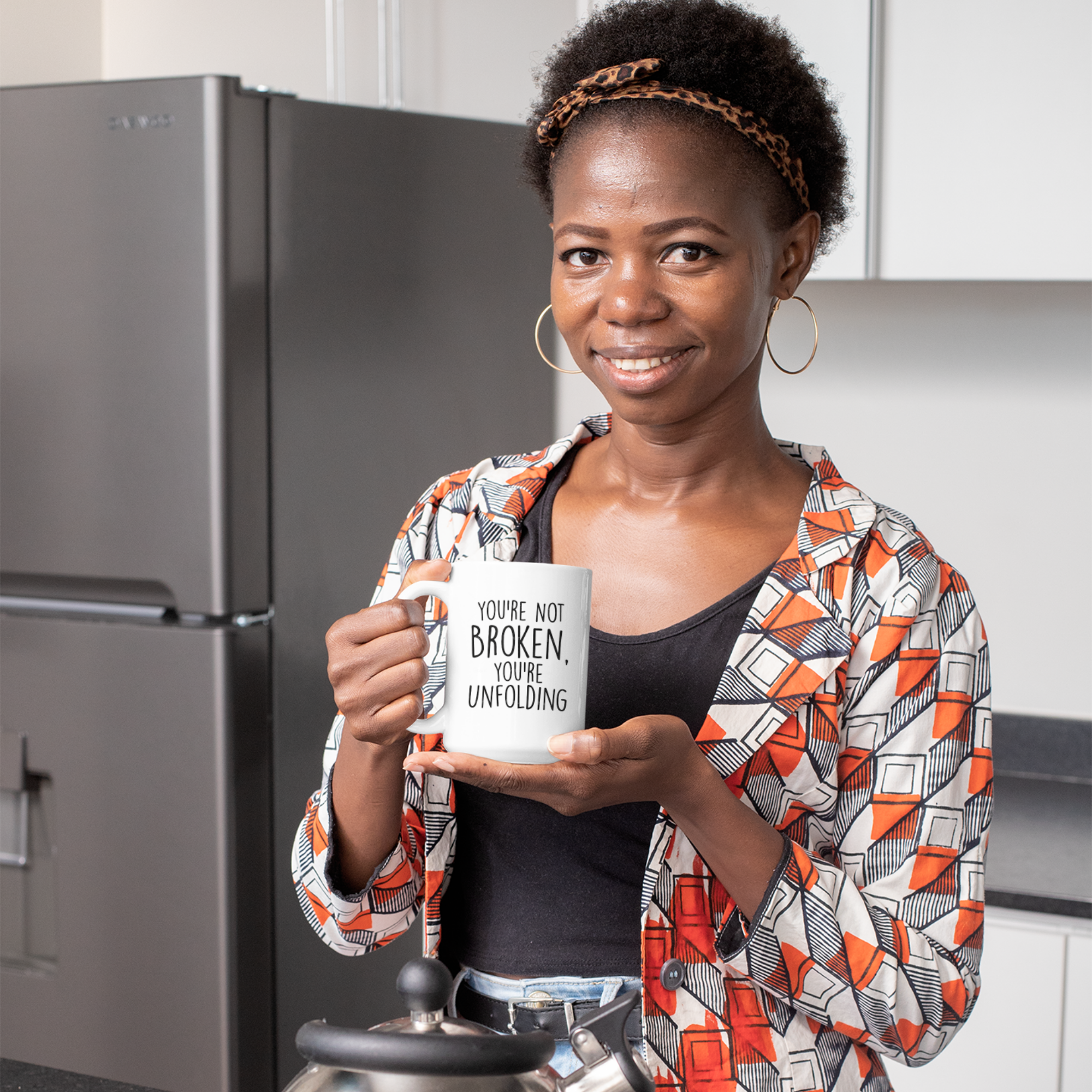 You’re Not Broken, You’re Unfolding Minimalist Mug