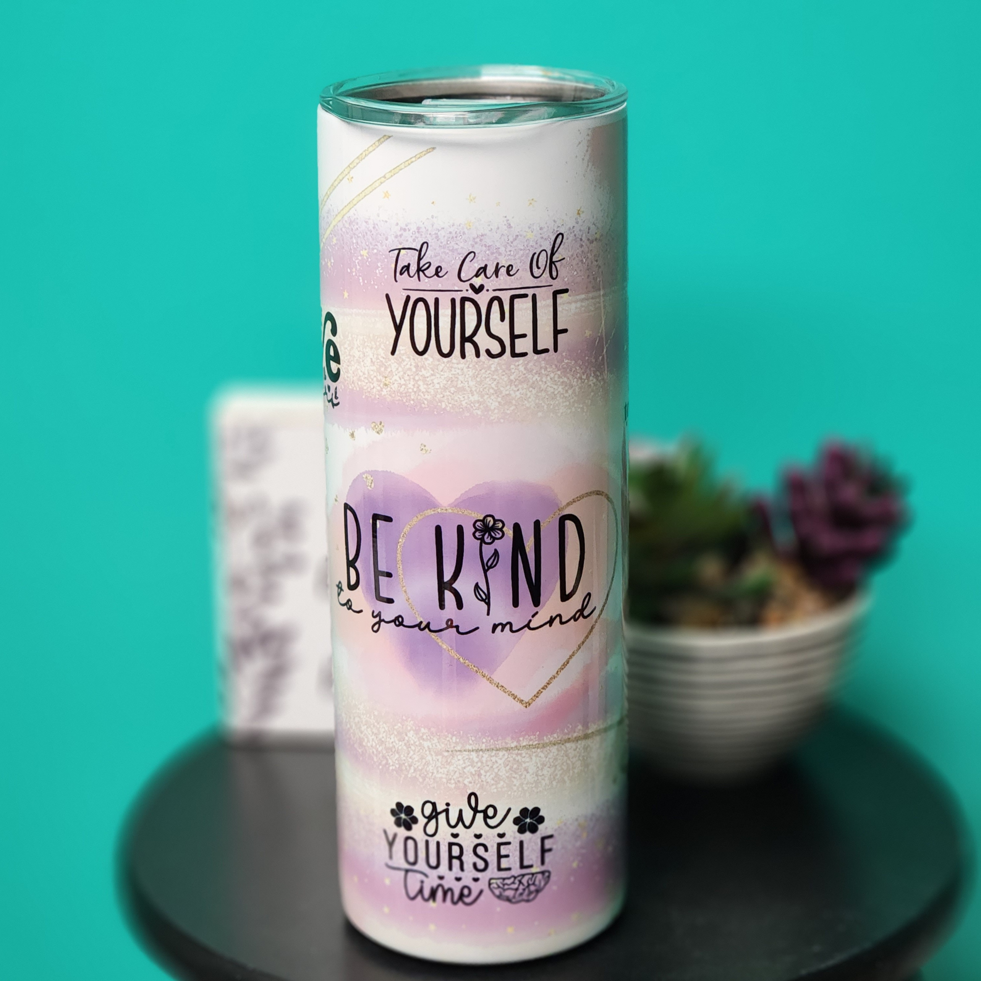 Be Kind to Your Mind Affirmation Tumbler