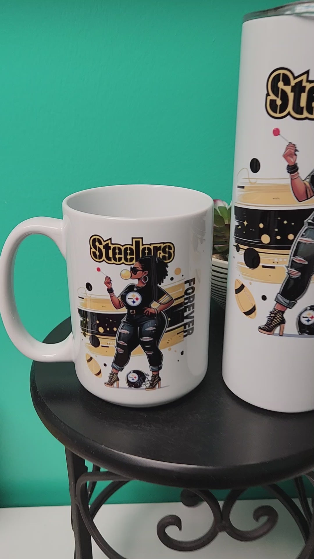 Girls Love Steelers Too Mug/Tumbler