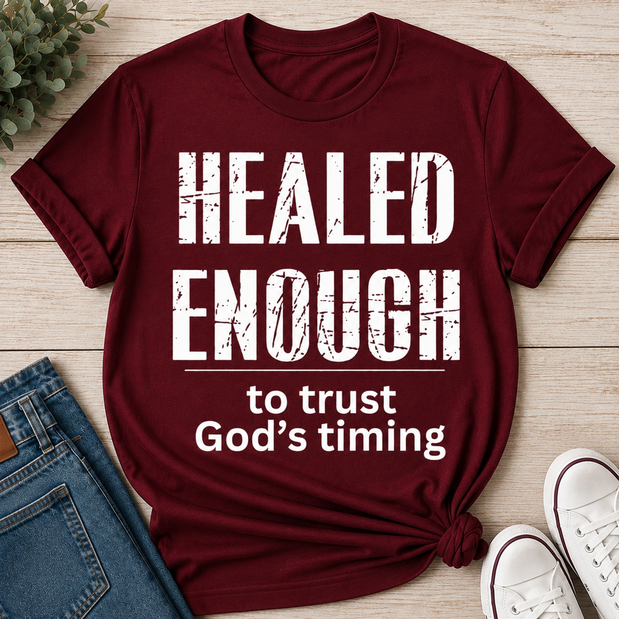 Healed Enough to Trust God's Timing™ T-Shirt (3X)