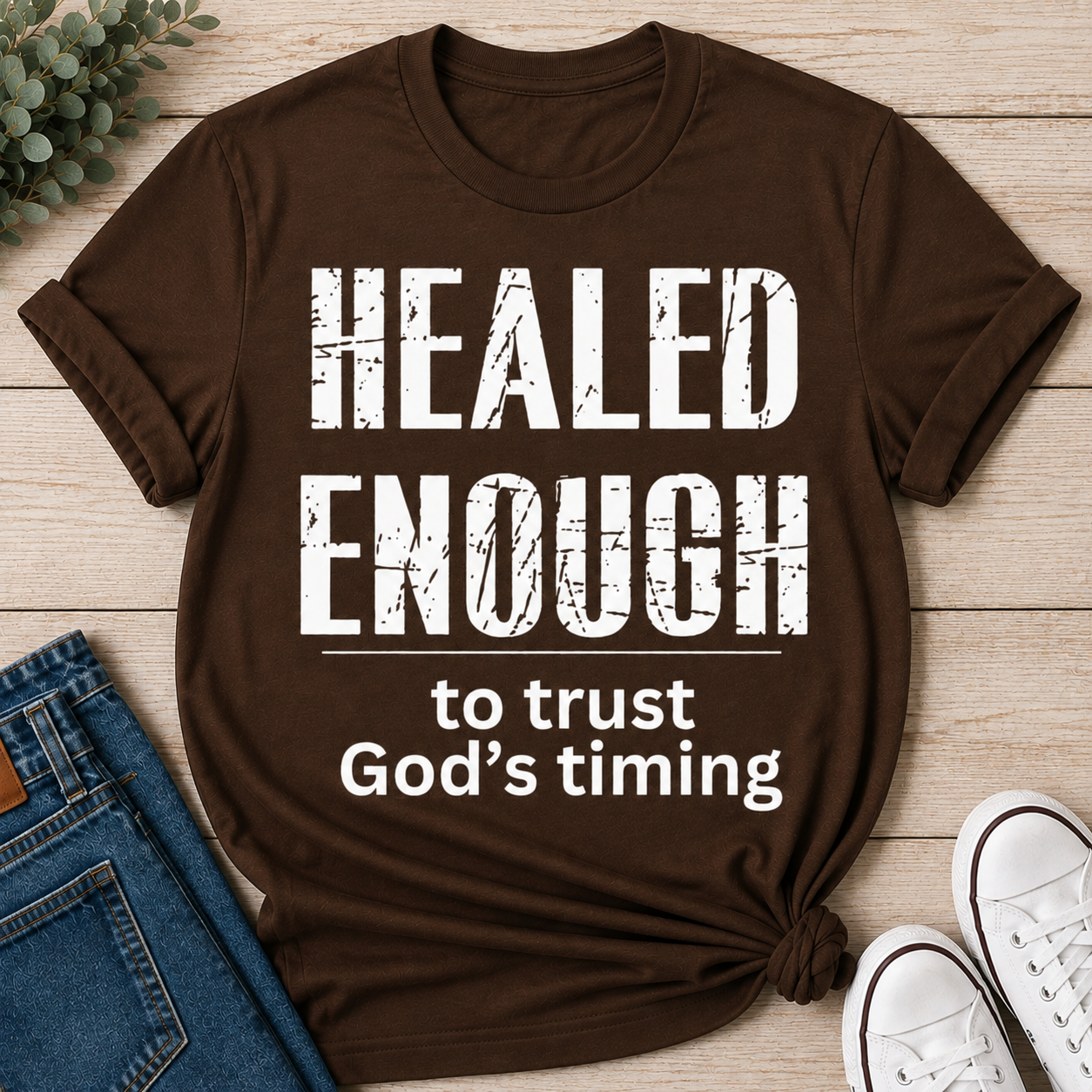 Healed Enough to Trust God's Timing™ T-Shirt (3X)