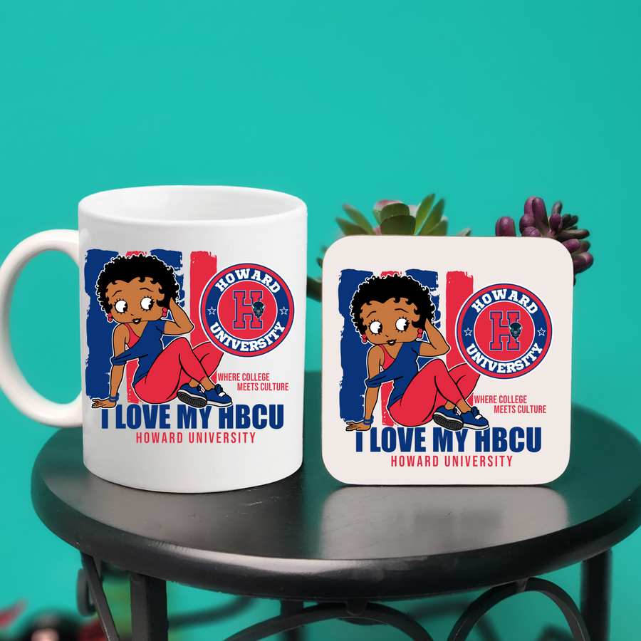 I Love My HBCU - Betty Boop Drinkware
