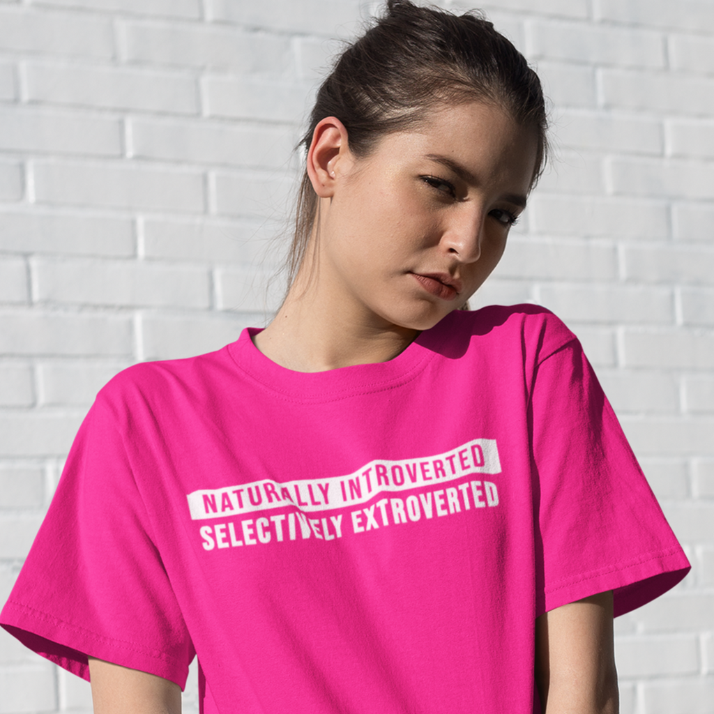 Naturally Introverted Selectively Extroverted T-shirt