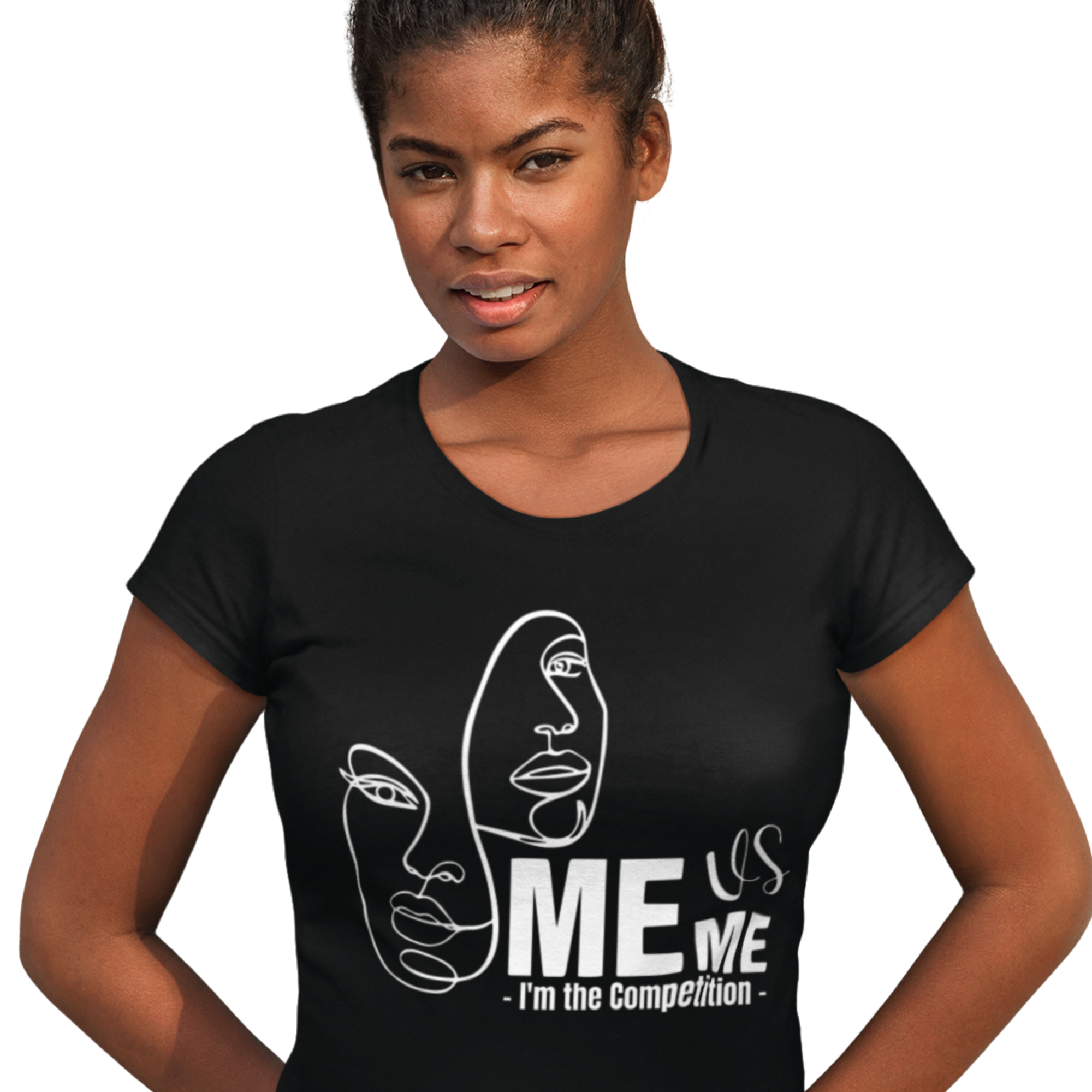 Me vs Me Faces T-shirt