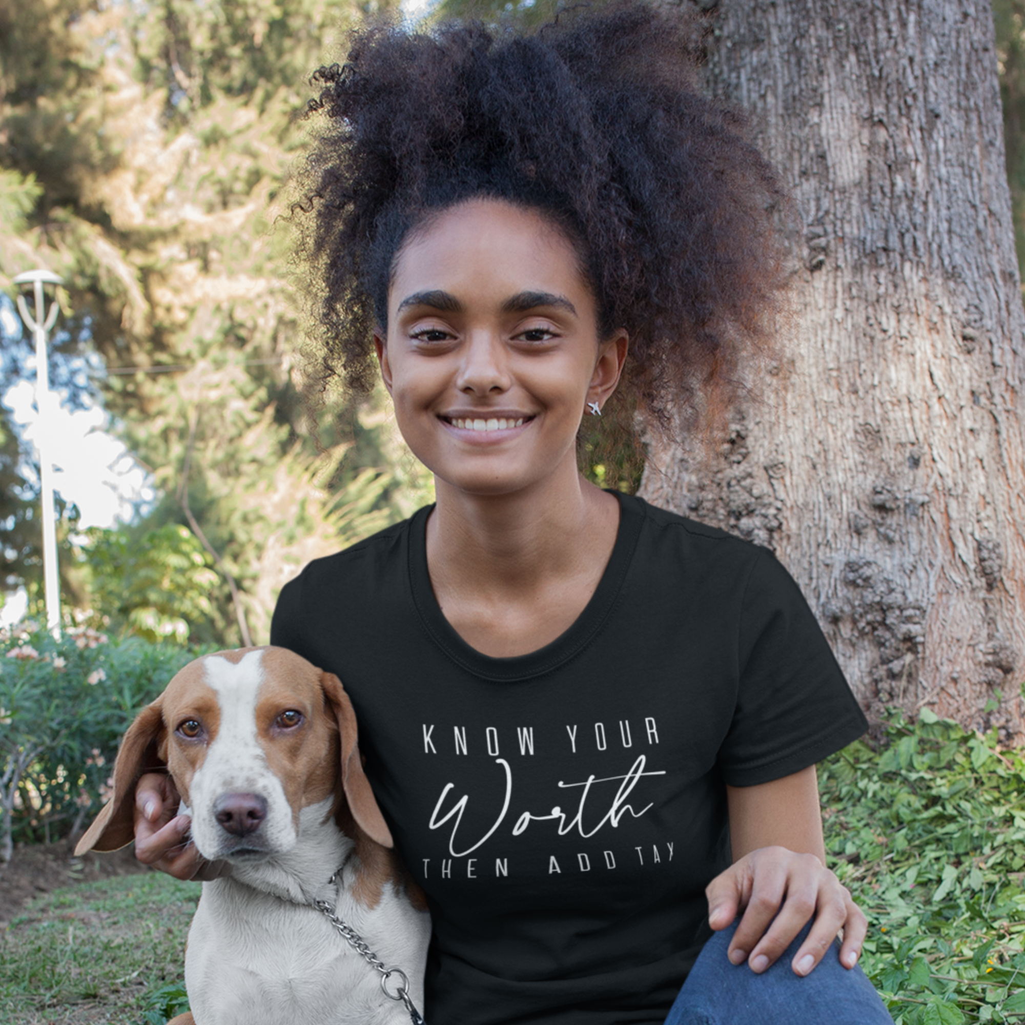 Know Your Worth Then Add Tax Tshirt