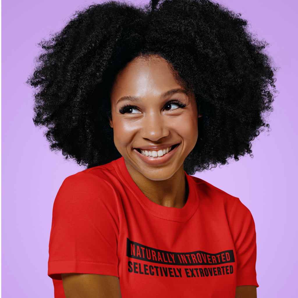 Naturally Introverted Selectively Extroverted T-shirt