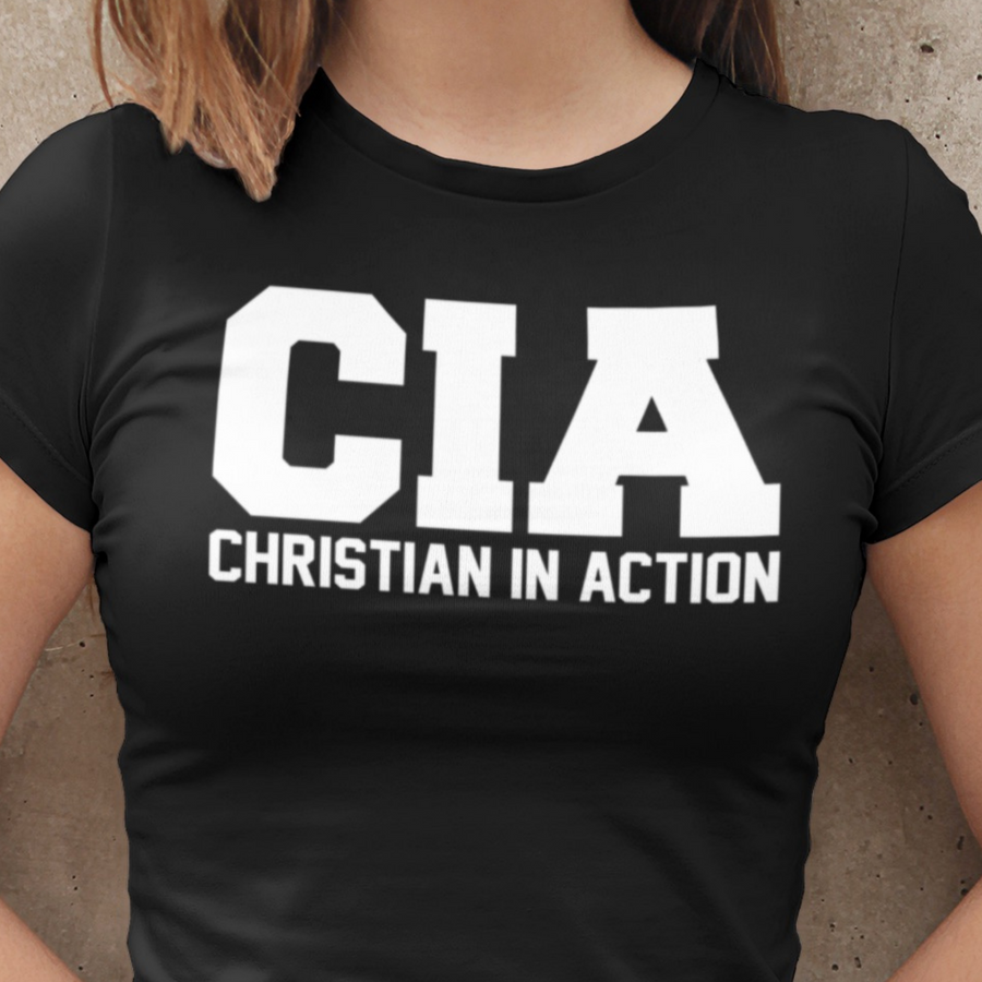 CIA Christian In Action T-shirt