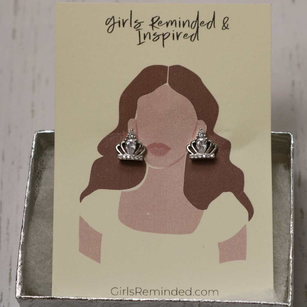 Crown Stud Earrings
