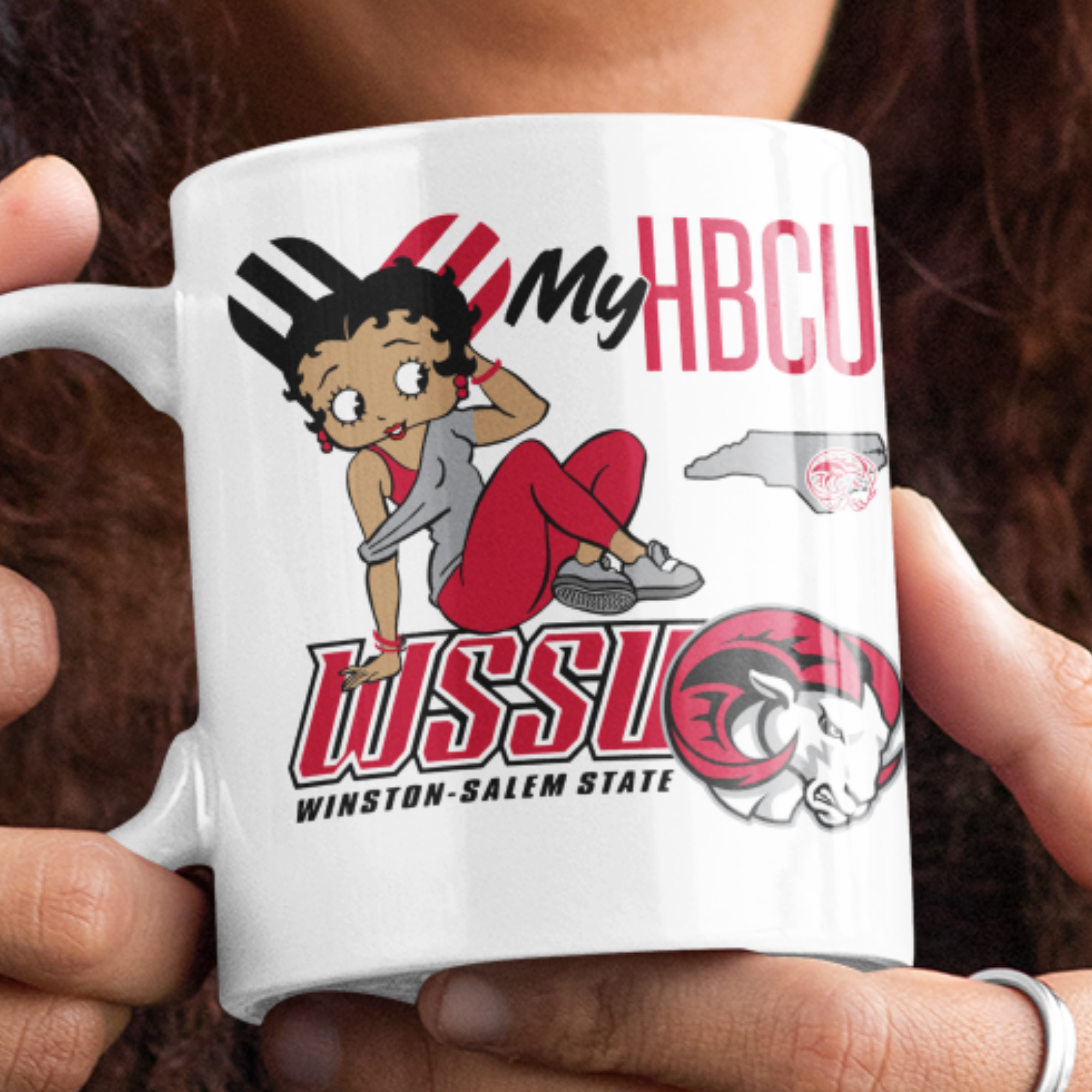My HBCU - Betty Boop Drinkware