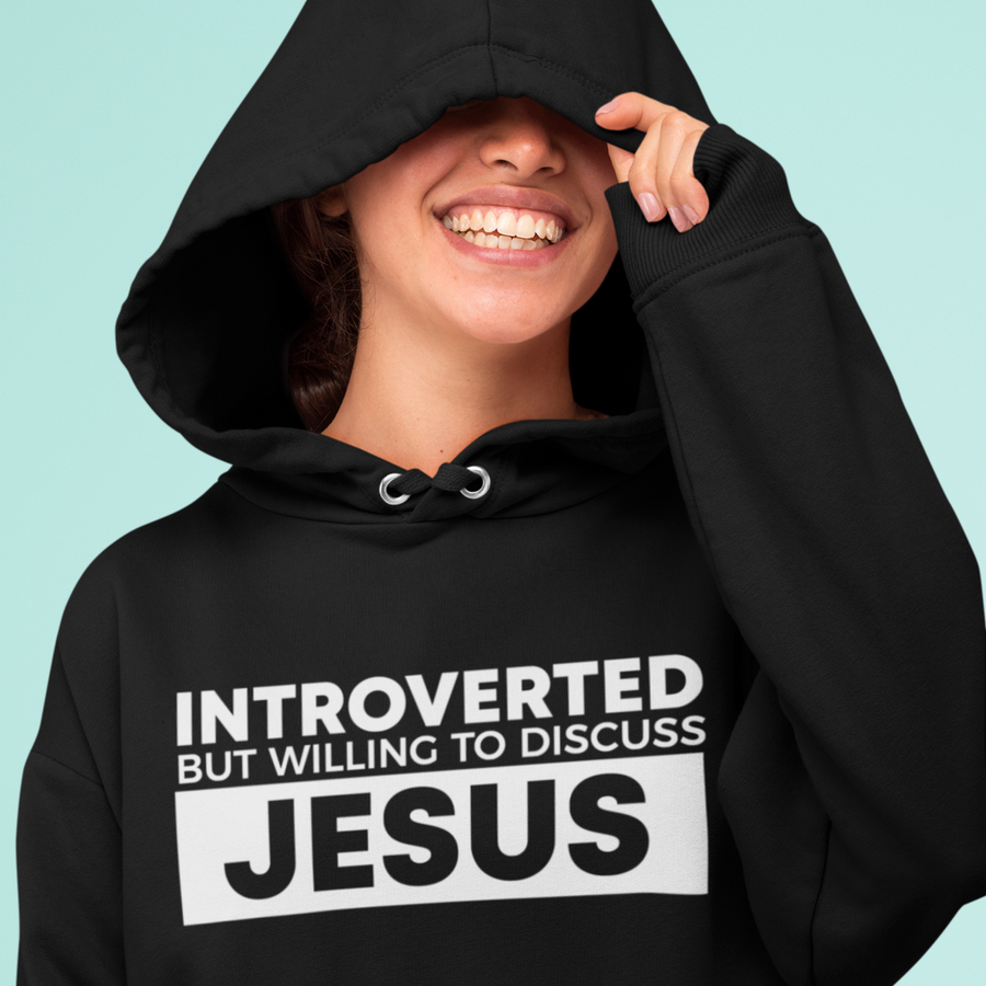 Introverted But Will Discuss Jesus Tshirt