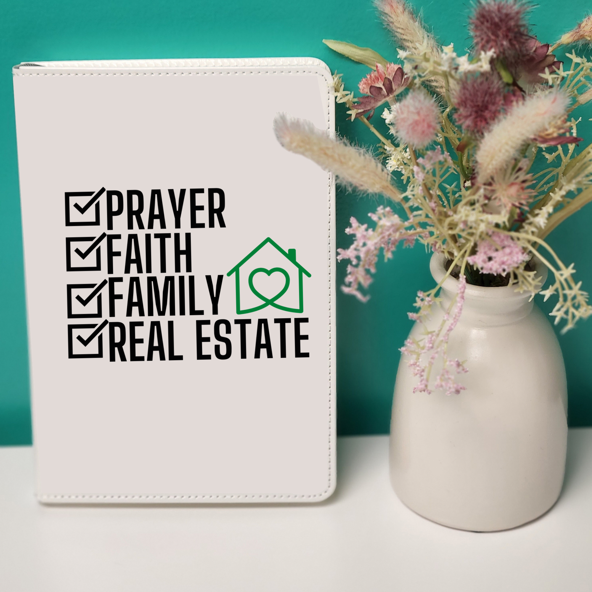 Prayer Faith Family Real Real Estate T-shirt