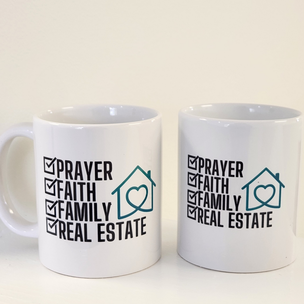Prayer Faith Family Real Real Estate T-shirt