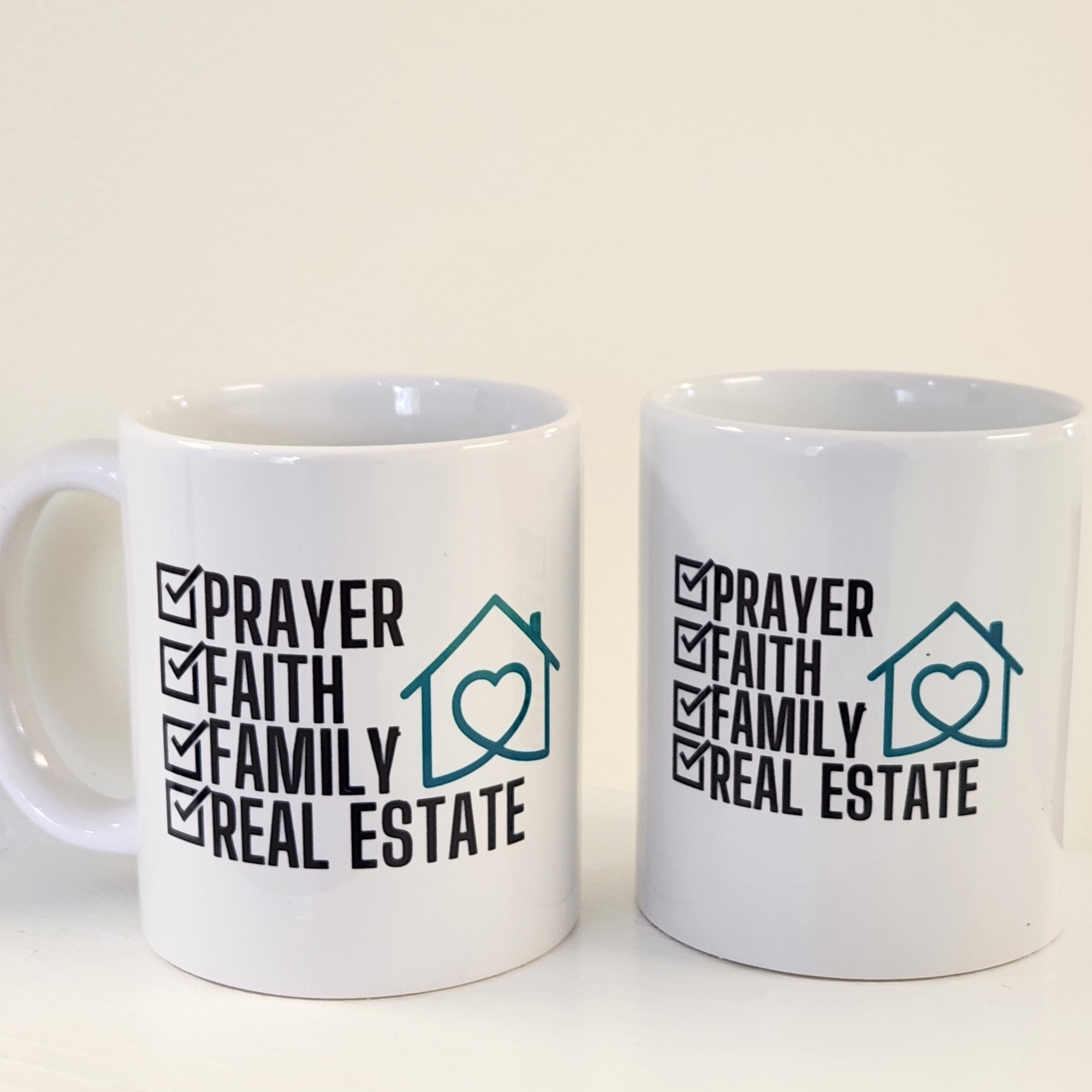 Prayer Faith Family Real Real Estate T-shirt