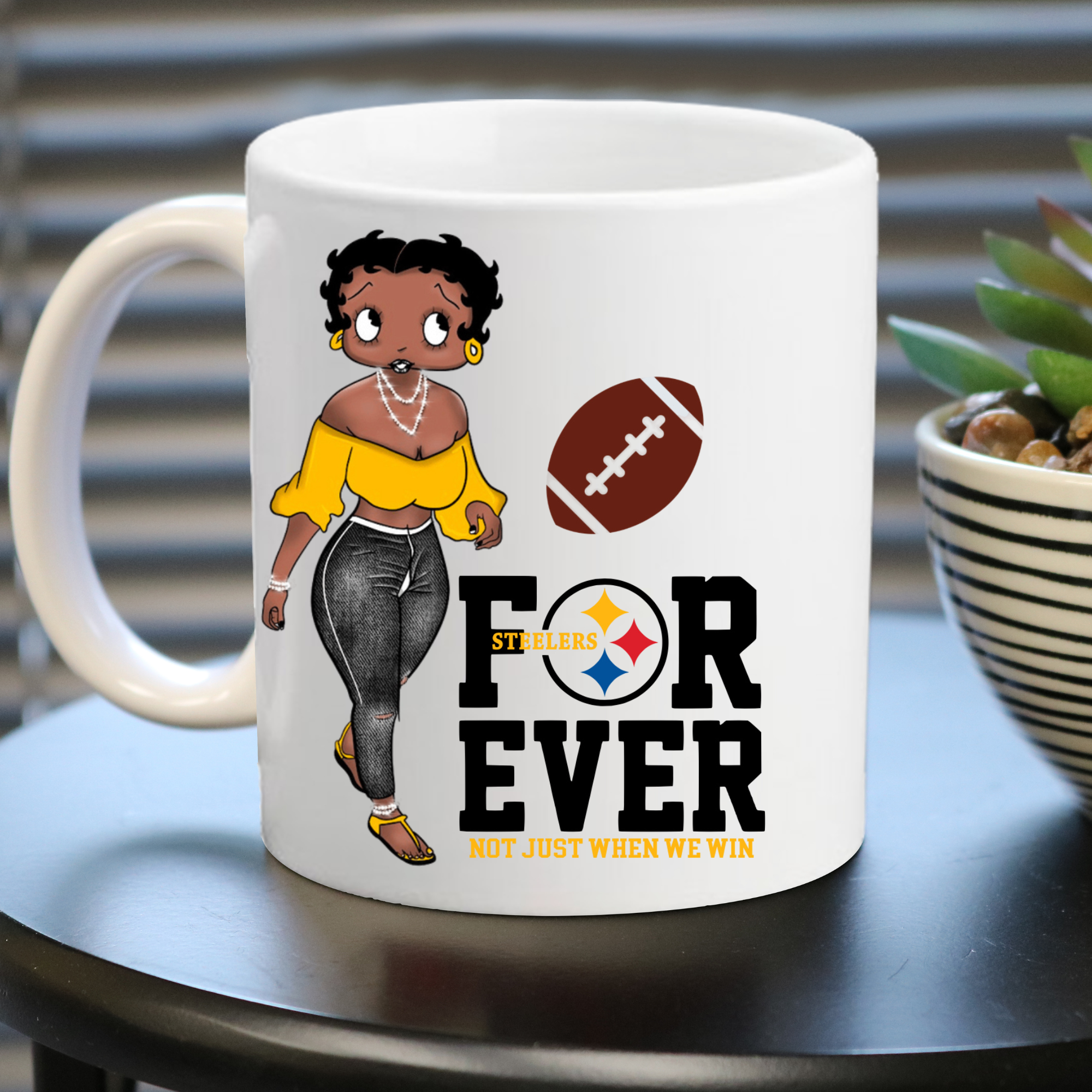 Steeler’s Betty Boop Mug or Tumbler