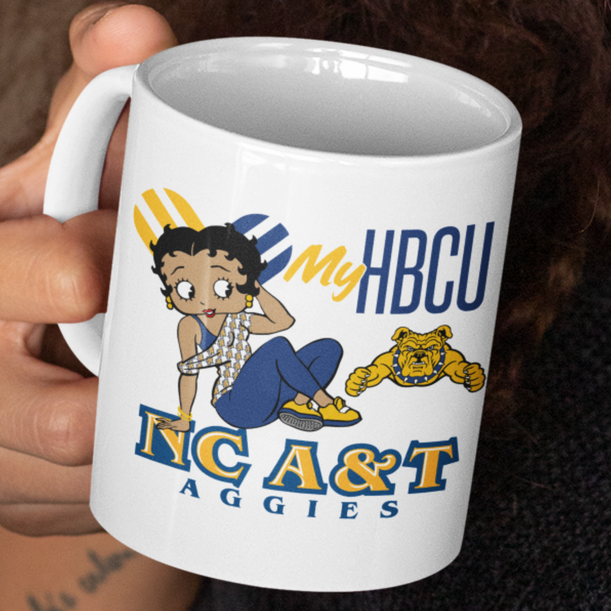 My HBCU - Betty Boop Drinkware