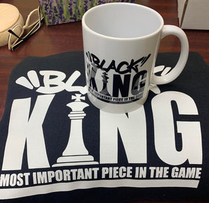 Black King Mug (T-shirt Available)
