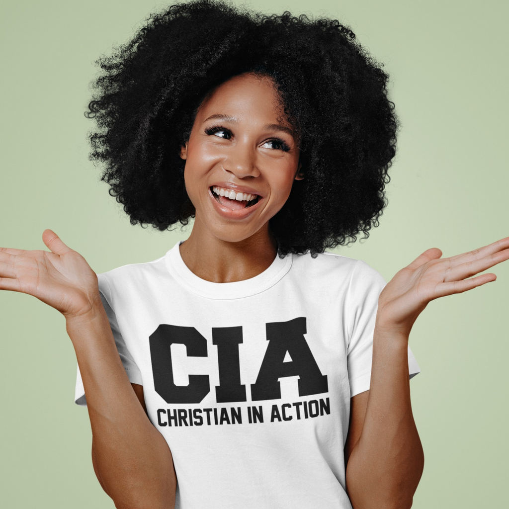 CIA Christian In Action T-shirt