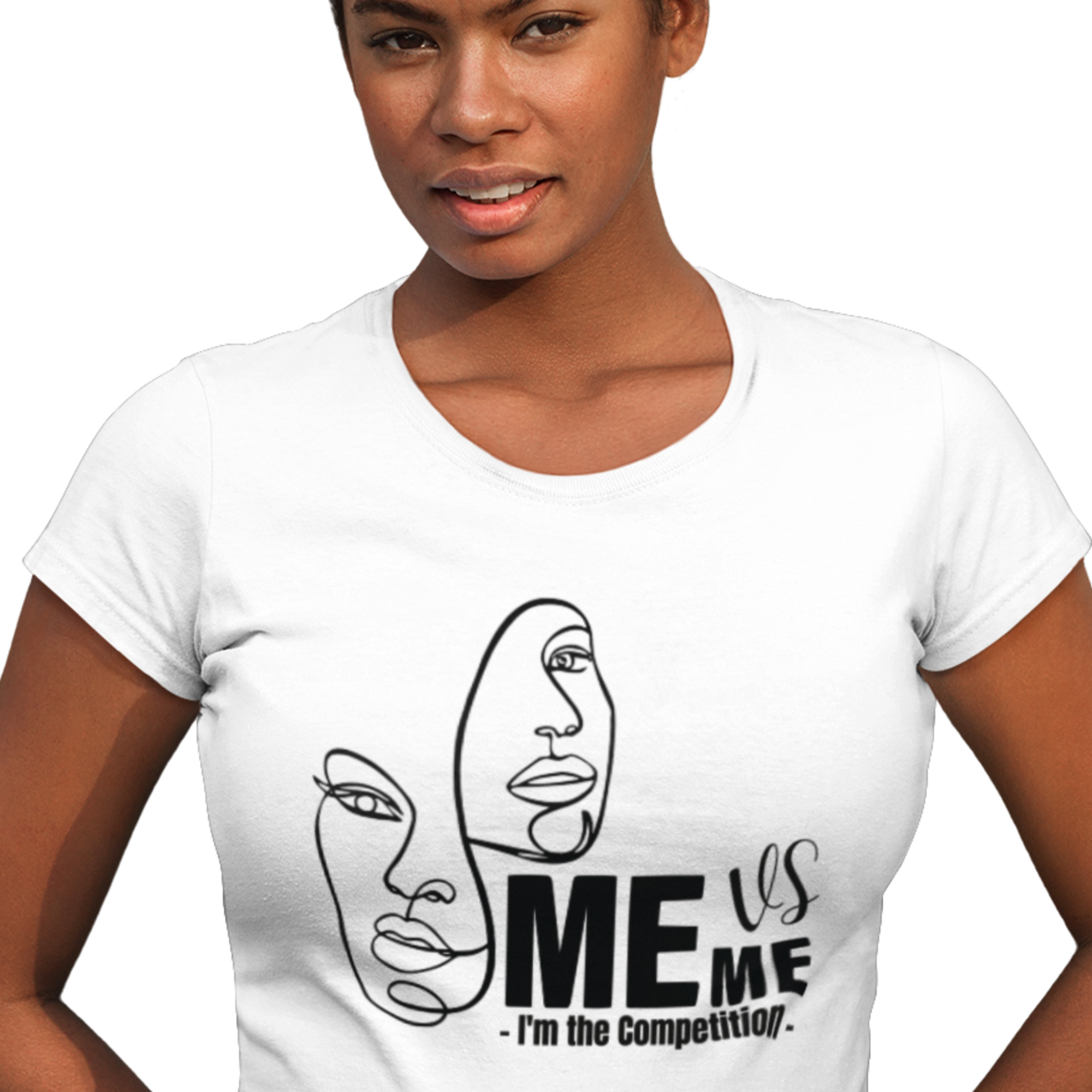 Me vs Me Faces T-shirt
