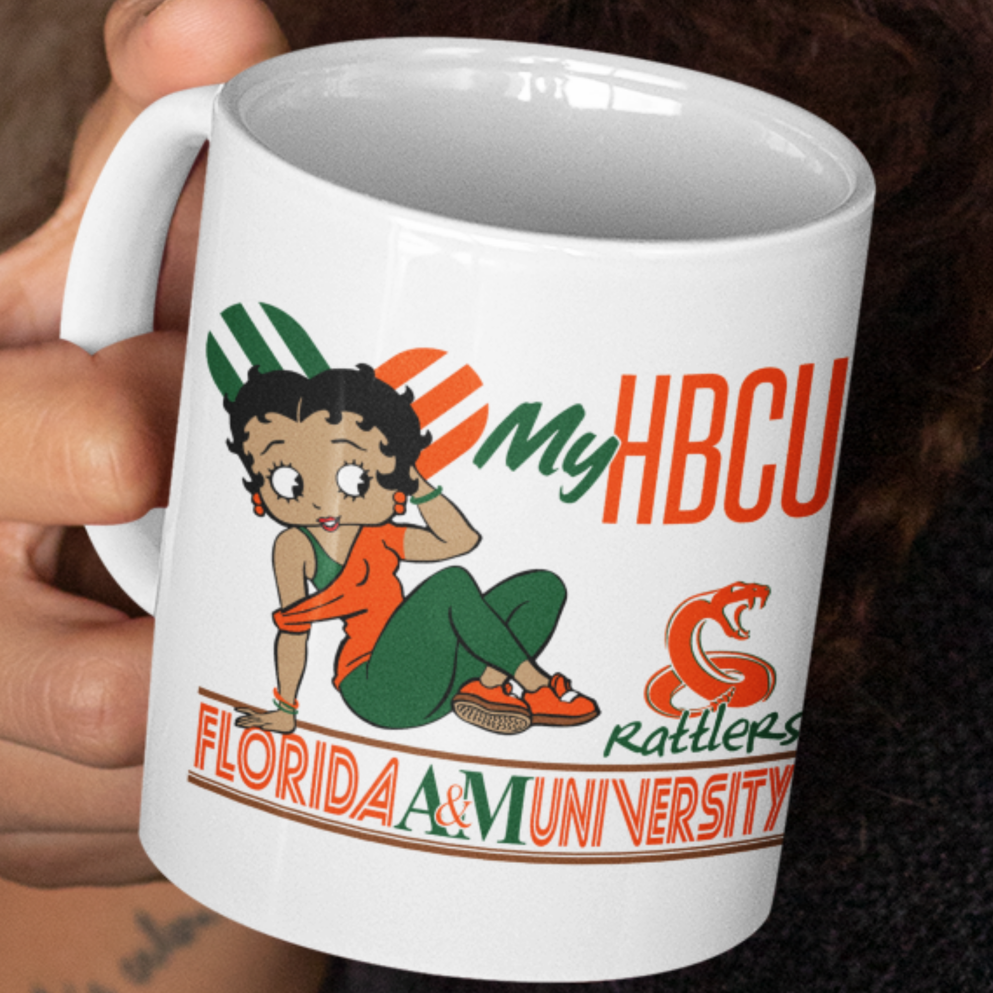 My HBCU - Betty Boop Drinkware