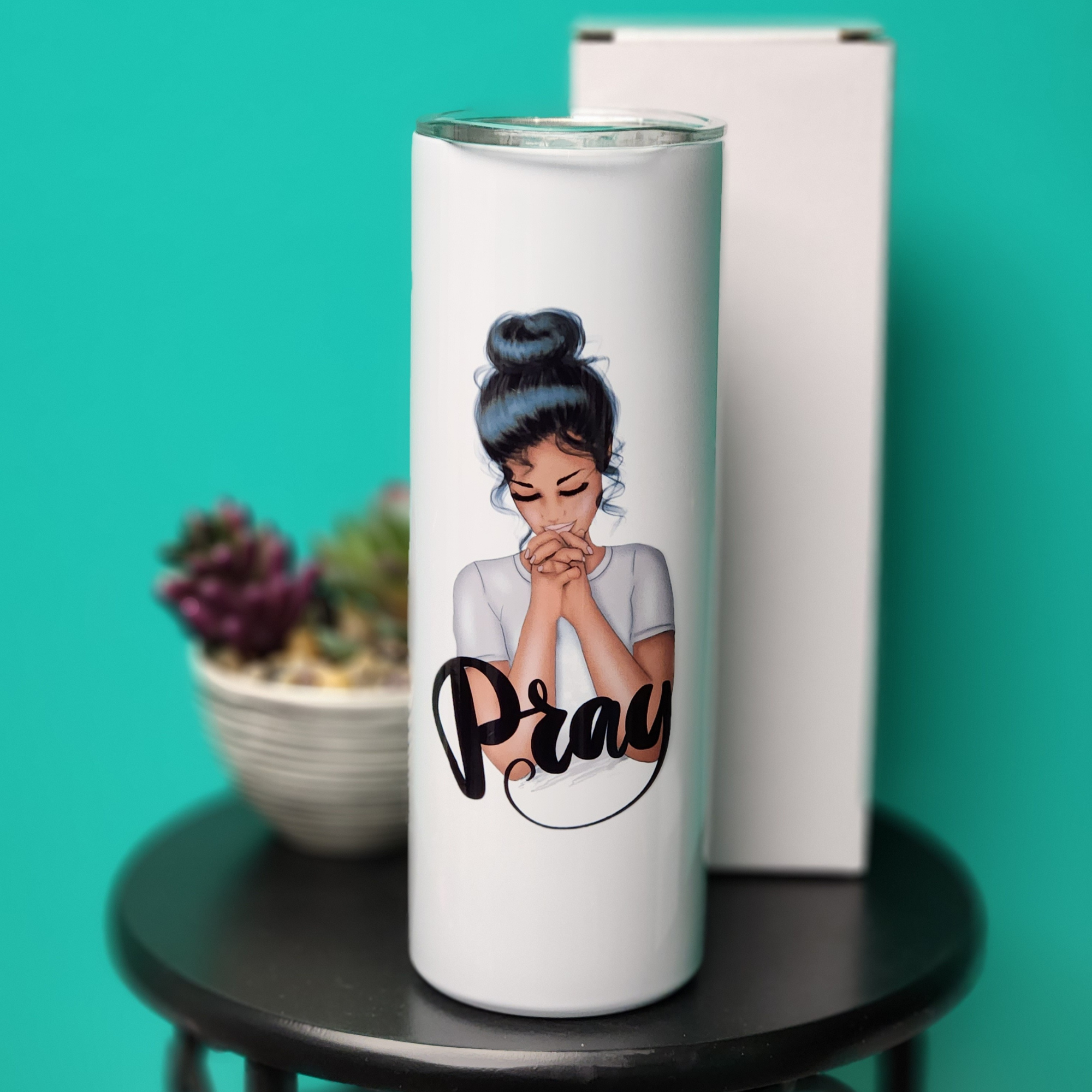 She Prays with Power Mug